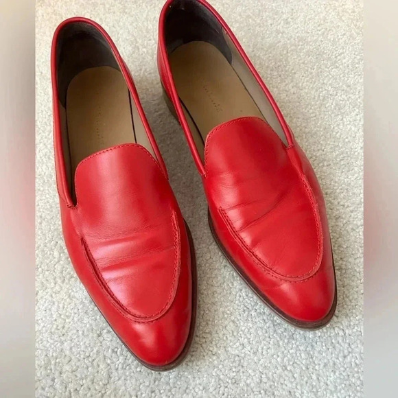 Everlane modern day  loafer in red leather - Picture 4 of 10